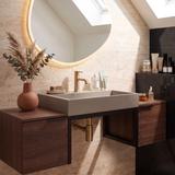 Umywalka konglomeratowa Rea GOYA TAUPE 60CM + stelaż