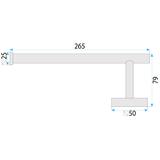 Bathroom hanger 6610a Modern Brush Copper