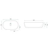 Vasque à poser Rea Amelia 45