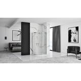 Cabina de ducha REA Look Chrome 90x90 + Plato de ducha Look White