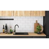 Kuchyňský dřez REA STEN - černá žula