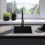 Zlewozmywak stalowy REA Leo 40 Czarny