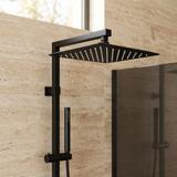 Deszczownica kwadratowa czarna REA JS-P015B 25cm Czarna
