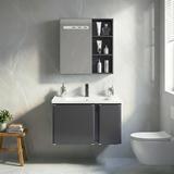 Set di mobili da bagno con lavabo Tula 60cm Grey