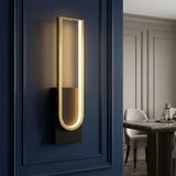 Wandlampe LED APP1782-W Brush Gold/Black