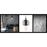 Deckenlampe loft black shine APP595-1CP