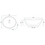 Vasque à poser Rea Sofia Mini Cloudy