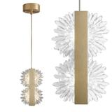 Lampa wisząca LED G148-2CP Gold Złota Szczotkowana