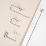 Bathroom hanger 9706 Prism Brush Nickle