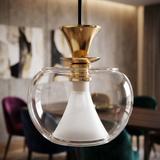 Lampa Sufitowa Wisząca Szklana Kula APP902-1CP Złota