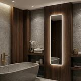 Lustro ścienne LED 150x50cm MOL-SQ