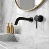 Inbouw wastafelkraan Rea Lungo Black + BOX