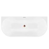 Baignoire acrylique murale CAPRI SLIM 150cm