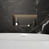 VESTAVNÁ KOUPELNOVÁ POLICE LED 30x60 black