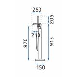 Wannenarmatur Rea Carat GOld