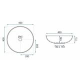 Countertop Basin Rea Juliana Brown