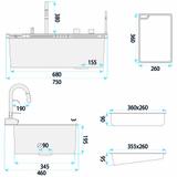 Večnamensko jekleno korito 10 v 1 REA Alonzo Črno