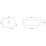 Umywalka nablatowa Rea Belinda Warm