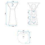 Lavabo monolitico Rea River