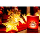 Lampki choinkowe Girlanda LED papierowe gwiazdy CD008