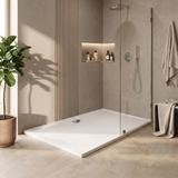 Plato de ducha Rea Savoy biały 80x100