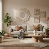 LUSTRO ŚCIENNE BOHO 60CM 322051