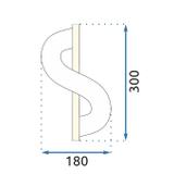 Wandlampe LED G032-W Gold