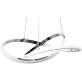Deckenlampe Ring modern LED+Fernbedienung APP389-CP Chrom