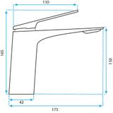 Βρύση νιπτήρα Rea AVALON TYTAN LOW