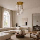 LAMPA SUFITOWA WISZĄCA APP1818-5CPR GOLD