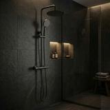 Sprchová súprava bez výtoku s termostatom Rea Lungo Black