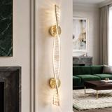 KINKIET ŚCIENNY LED APP1952-W 100cm ZŁOTY