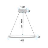 Lampe LED LHJ011-CP 40cm BLACK