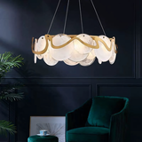 Люстра APP1544-8CP Brush Gold