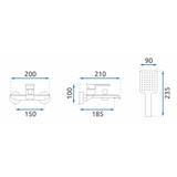 Wannenarmatur REA Hass Black