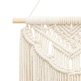 DEKORACJA ŚCIENNA BOHO MAKRAMA ECRU 322149