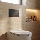 Unterputz-WC-Gestell Set Slim 024N mit T Black Matt Drückerplatte