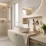 Robinet de salle de bain Rea Grace Brush Nickel High