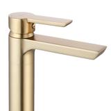 Bateria Umywalkowa REA ARGUS ZŁOTA SZCZOTKOWANA WYSOKA