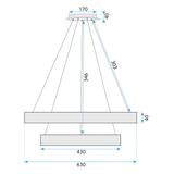 Lampe LED G046-2CP CHROME