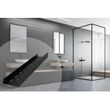 Bathroom shelf SF04 60cm black matt