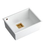 гранитная мойка DAVID 50 White