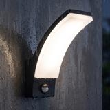 Lampa Elewacyjna kinkiet LED z czujnikiem ruchu JNH032-GM Czarna