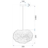 Hängelampe Feder grey  APP334-3CP