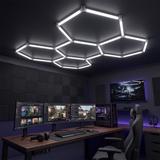 Lampa LED HEXAGON JNH051-H Biała