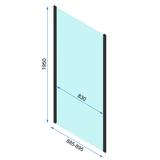 Zuhanykabin Rapid Slide Chrom