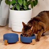 Miski Ceramiczne Dla Psa lub Kota Niebieskie PJ-080