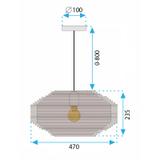 Deckenlampe NATURAL APP1486-1CP