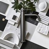 Umývadlová batéria REA Lungo Grip - Gun Grey, vysoká