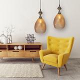 Hängelampe Glas Amber APP432-1CP